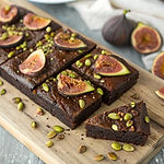 Fig and Pistachio Brownies photo