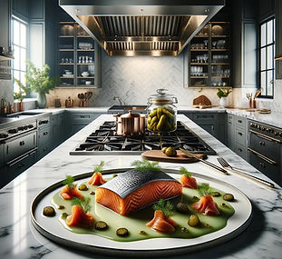 Cured Salmon with Yoghurt and Dill Sauce