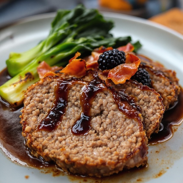 Blackberry Hoisin Meatloaf