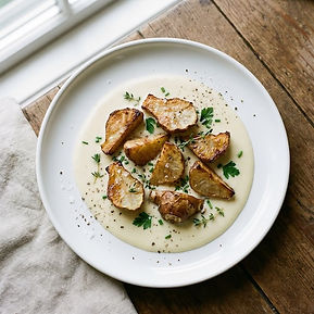 Sunchoke with Tomme Cheese Sauce