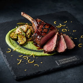 Gochujang Glazed Venison with Asparagus