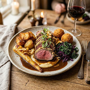 Smoked Venison Loin with Black Bean Sauce