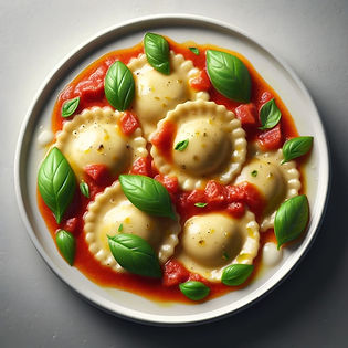 Herb Goats Cheese Ravioli