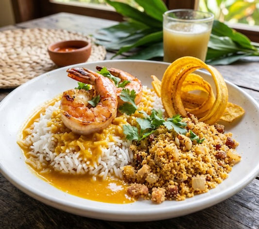 Amazonian Prawns & Tucupi Rice