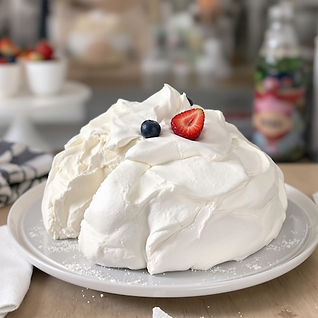 Making Pavlova