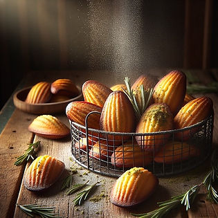 Lamb Fat and Parmesan Madeleines