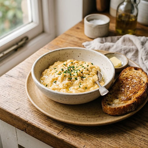 Low-and-Slow Soft Scrambled Eggs