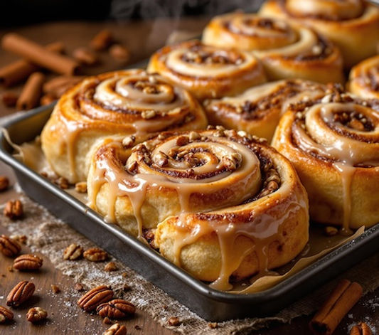 Cristy's Maple, Pecan and Cinnamon Buns