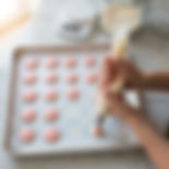 Uniform Piping for Consistent Macaron Baking
