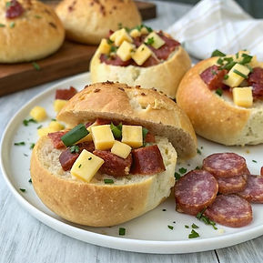Maisie's Mini Salami Savoury Buns