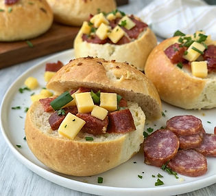 Maisie's Mini Salami Savoury Buns
