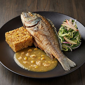 Fried Branzino with Ackee Rice