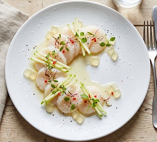 Scallop and Apple Aguachile