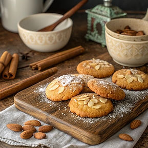 Almond Ginger Biscuits