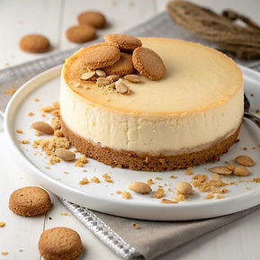 Baked Amaretto Cheesecake