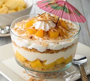 Caribbean Pina Colada Trifle