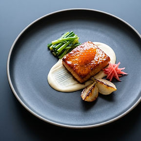 Salmon with XO Cream Sauce