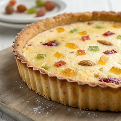 Tutti Frutti Curd Baked Cheesecake