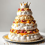 Mango Strawberry Pavlova photo