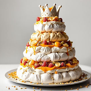 Mango Strawberry Pavlova