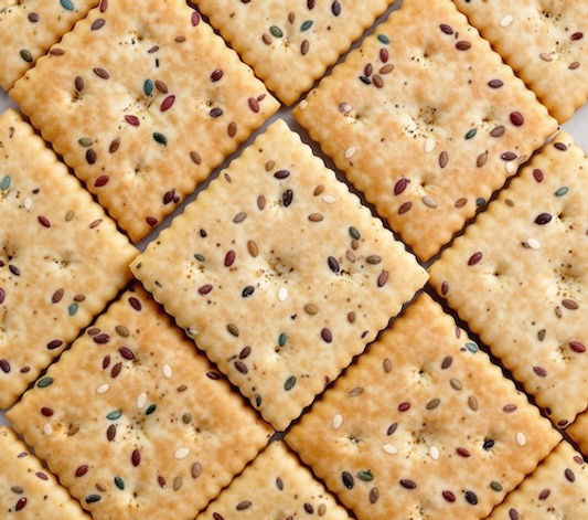 Diamond-Shaped Seed Crackers