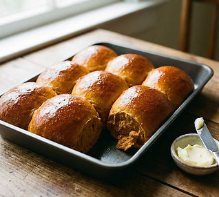 Gochujang & Garlic Bread Machine Rolls