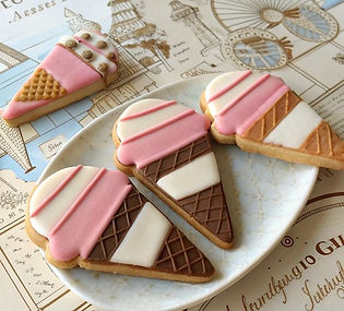 Iced Shortbread Biscuits