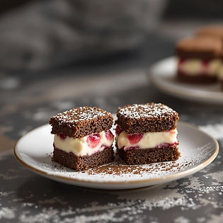 Chocolate, hazelnut and chilli Cakes
