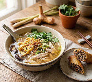 Chicken & Lemongrass Noodle Soup