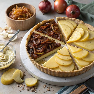 Creating Distinct Visible Layers in Savory Pies