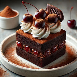 Black Forest Sponge Slice