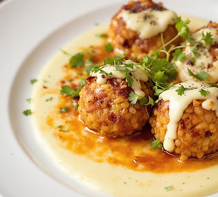 Chipotle Chorizo Arancini with Tonnato Aioli