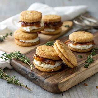 Caramelized Onion and Goat Cheese Biscuits