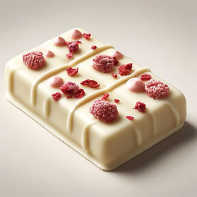 Raspberry White Chocolate Bars