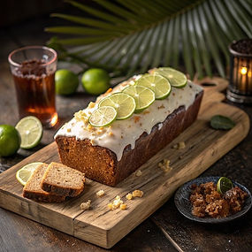 Ginger Cake with Lime Frosting
