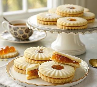 Apple Cider Empire Biscuits with Caramelized Apple