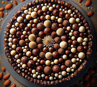 Tasha's Ginger, Almond and Dark Chocolate Torte