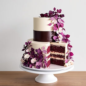 Beetroot and Ginger Cake (Diwali 2-tier cake)