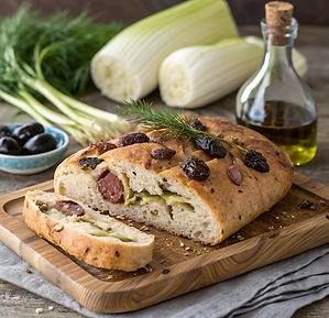 Italian Sausage with Fennel & Olive Soda Bread