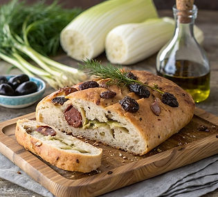 Italian Sausage with Fennel & Olive Soda Bread