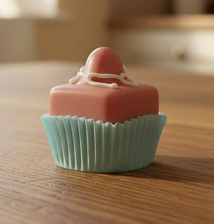 Raspberry Fondant Fancies