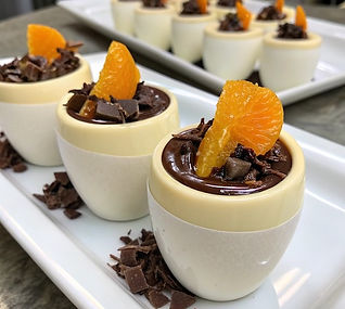 Chocolate Orange Mousse Cups