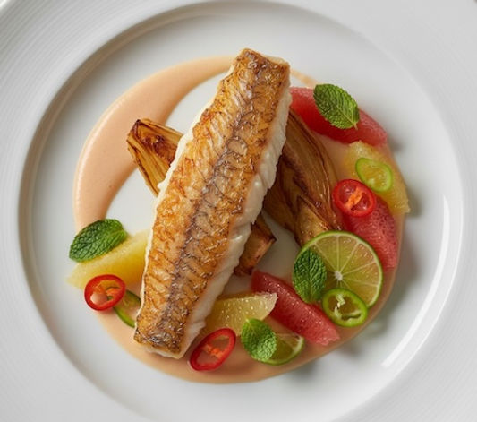Red Mullet and Sauce Maltese