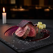 Tenderloin of Beef with Elderberry Umeboshi