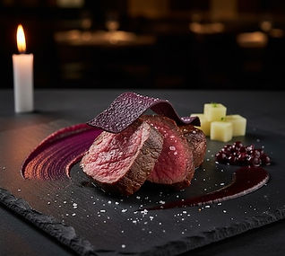Tenderloin of Beef with Elderberry Umeboshi
