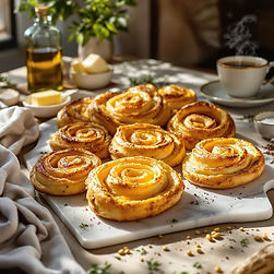 Breakfast Pastries with Gruyere and Za'atar