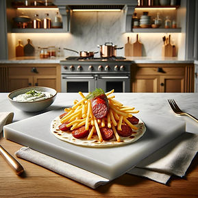 Chorizo Kebab Taco with Yogurt Sauce