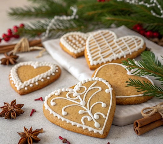 Christmas Spiced Hearts