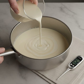 Acid to Dairy - curdling