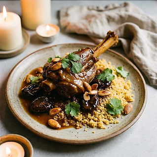 Easy Moroccan Lamb Shanks